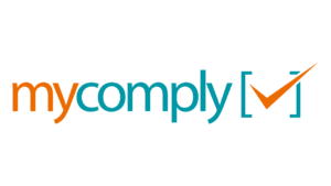 Imagem com o logotipo da Mycomply